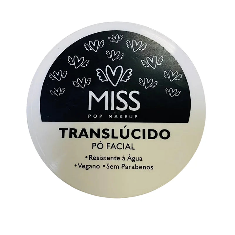 Pó Facial Translúcido Miss Pop Makeup